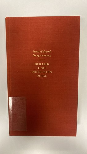 Hengstenberg der leib und - hengstenberg,