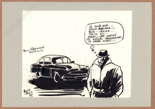 Louis joos dessin original - joos,