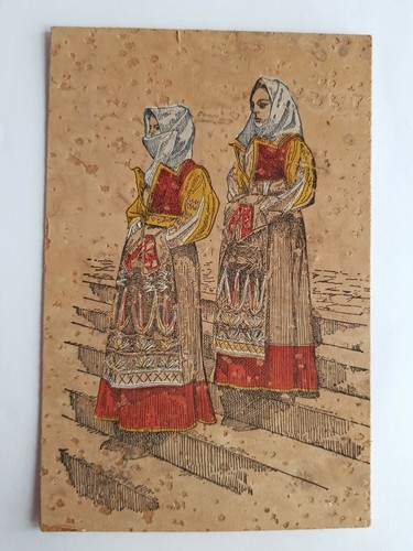 Cartolina costumi orgosolo - cartolina,