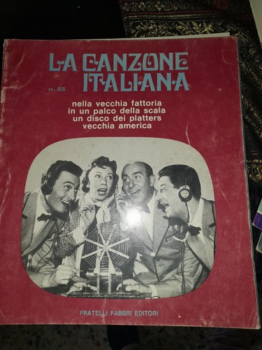 Canzone italiana fascicolo - la, italiana-fascicolo