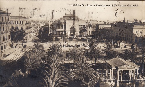 Palermo fotocartolina - palermo:, fotocartolina-