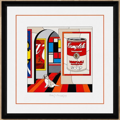 Ugo nespolo serigrafia - ugo,