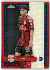 Topps Chrome MLS 2024 n. 94 Julian Hall Pitch Prodigies Rookie