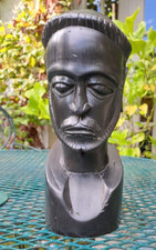 Large 10" vintage hand carved