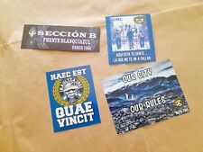 Lotto di 4 adesivi stickers