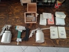 Lotto pistola spara chiodi, Aerografo, A Spruzzo Completo Di Chiodi Varie Misure