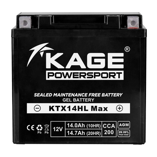 Batteria gel kage ytx14l - batteria, ytx14l-bs