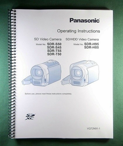 Panasonic sdr s50 h85 - /, sdr-h85