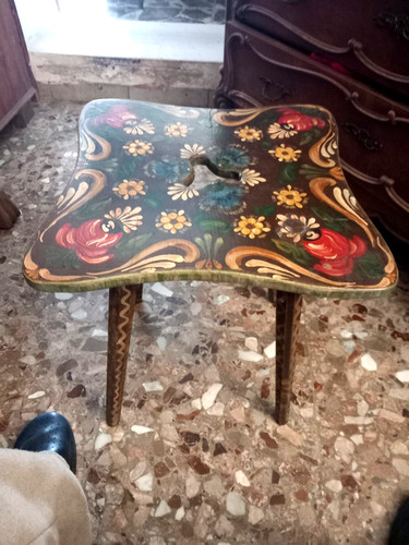 Panca tirolese dipinta - panca,