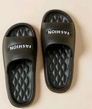 Ciabatte Nere Leggere Pantofole Da Casa E Spiaggia Antiscivolo Unisex Fashion