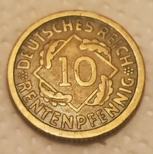 RARA 10 PFENNIG 1923 G DEUTSCHES REICH 