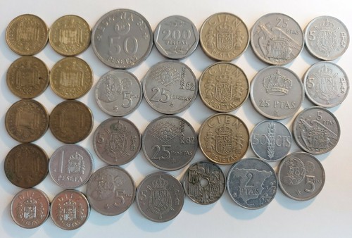 Spagna lotto monete pesetas - monete,