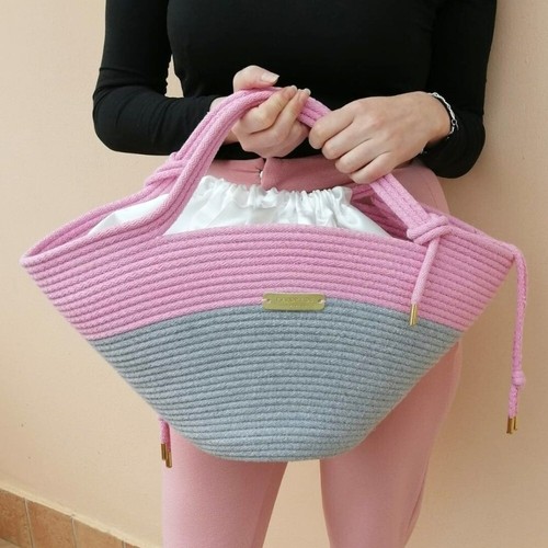 Borsa fatta mano corda - a, di