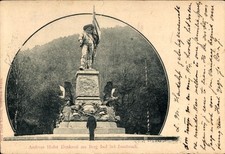 Cartolina Innsbruck in Tirolo, monumento ad Andreas Hofer, Berg Isel, statua,... - 4834913