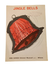 Jingle Bells – Spartito vintage 1984 per canto, chitarra, mandolino e fisarmonic