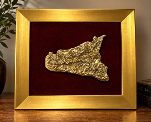 Sicilian art quadro ottone - sicilian,