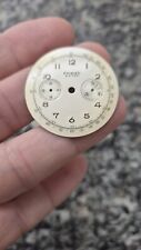 Quadrante CRONOGRAFO PHIGIED EXTRA VINTAGE USATO RISTAMPATO  34,4 MM PER PROGETT