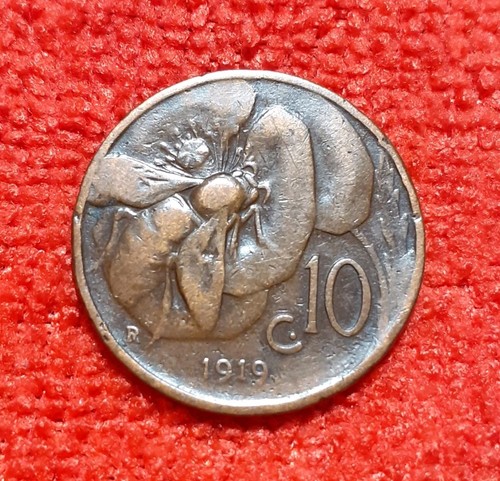 Centesimi cent 1919 ape - 10,