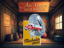 Targa Smaltata MICHELIN Pneumatico Belga Robusto Camion