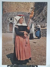 ? cartolina d'epoca Costumi e tradizioni da ricordare abruzzo