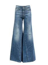 Jeans Donna Maxi Zampa Vita