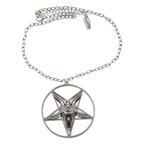 Collana uomo baphomet capra - baphomet,