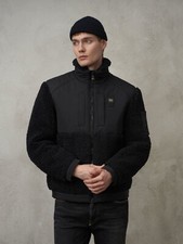 BLAUER UOMO Giubbino GIACCA TEDDY TASLAN WESTON 23WBLUC01054 PELLICCIA NERO 323€