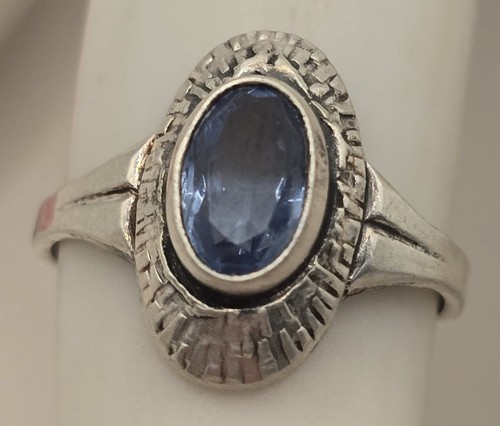 Anello antico art deco con