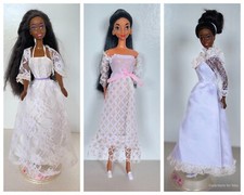 Barbie Lotto 3 Abiti Sposa: Abito Tracy Bride #5598, Mattel 1982 + altri 2 abiti