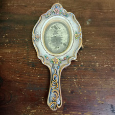 specchietto a mano antico