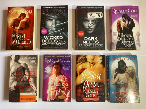 Lot kresley cole maccarrick - cole,