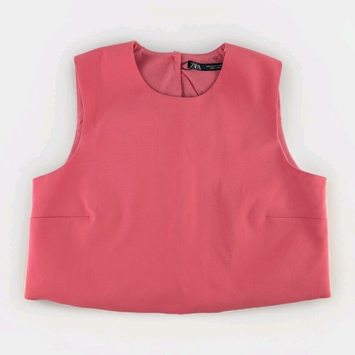 Crop top zara nuovo con - top,
