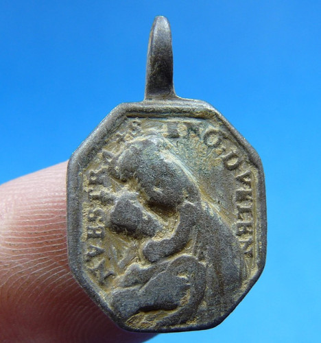Antico ciondolo medaglia san - ciondolo,