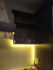 cucina usata angolare 4m + 2m top marmo cappa 90 realizzata dal falegname 