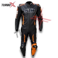 TUTA PELLE BOVINA KTM NERA &