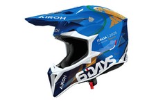 CASCO AIROH WRAAP 6 SIX DAYS ITALY 2025 LUCIDO WRASDIT25 CROSS ENDURO QUAD