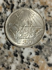 500 lire Argento 1965 Dante Alighieri 700' della nascita 