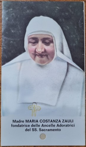 Madre maria costanza zauli - maria,