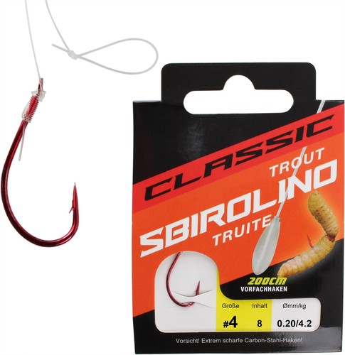 Pezzi ganci trota spirolino - ganci,