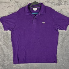 Polo Lacoste Viola Uomo Extra