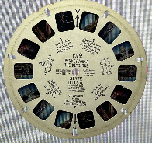 Vintage view master - slide, reel