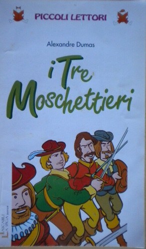Libro tre moschettieri - i, dumas