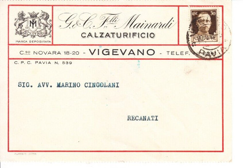 Cartolina commerciale