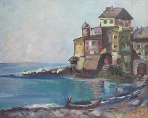 Riviera ligure paesaggio - ligure, con