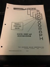 Juke box Trouble shooting manual SEEBURG electronic models