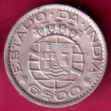 MONETA RARA PORTOGHESE INDIA