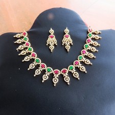 Set Collana Orecchini Placcato