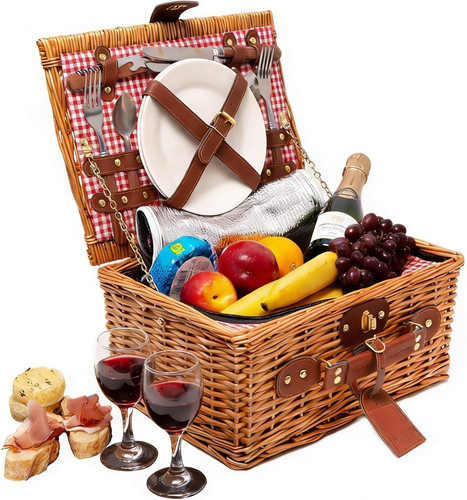 Cestino picnic vimini - da, in