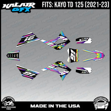 Graphics Kit for Kayo Pit bike