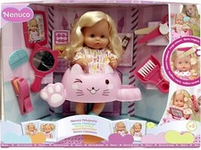 Nenuco  Parrucchiera Glitter, Bambola con lunghi capelli biondi 700017000